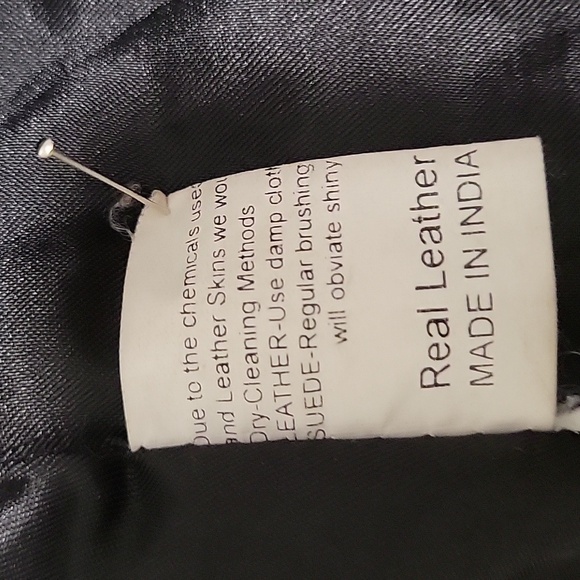 Vintage Quilted Leather Short/Jacket Coat Size 2XL - Picture 7 of 8